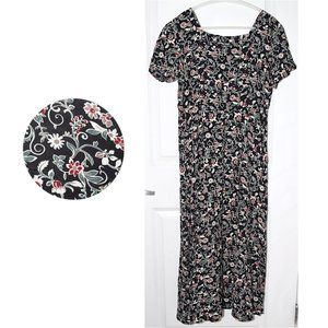 Rampage Vintage 90s Y2K Floral Maxi Dress